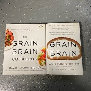The Grain Brain Set - Gluten Free Cookbook & Diet 5 x $25